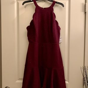 Beautiful Formal Prom Homecoming Maroon Dress